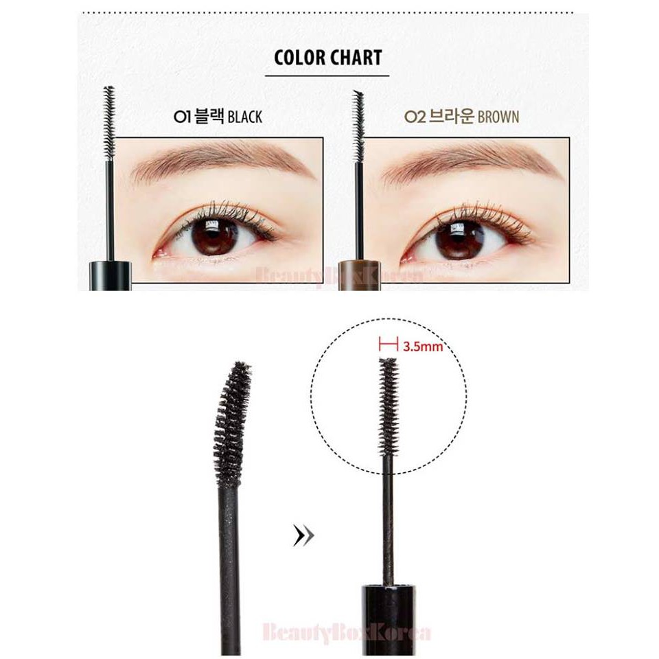 MASCARA CHẢI MI SIÊU ĐẸP CLIO SLIM - TECH CURLING CARA BLACK NHẬP KHẨU CHÍNH HÃNG - 4446