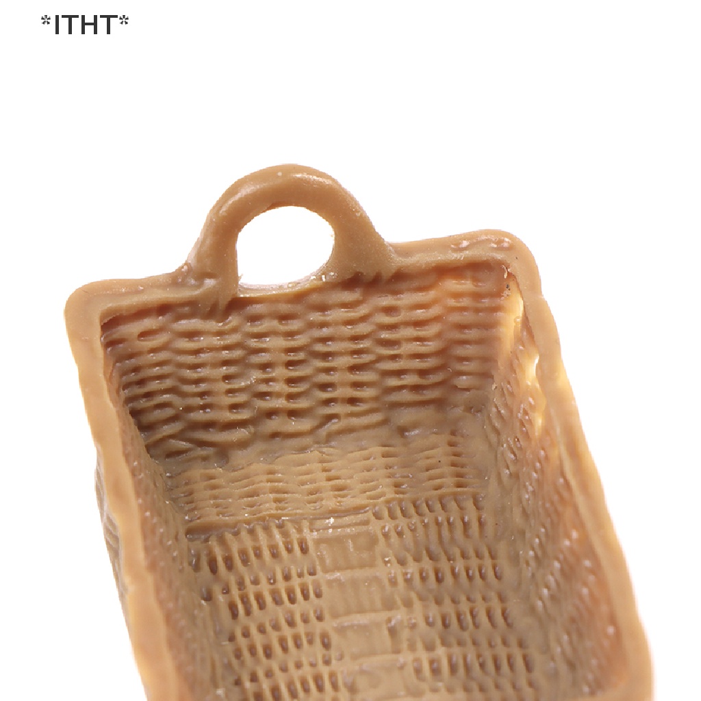 Giỏ Đựng Thức Ăn Bằng Nhựa Resin Dễ Thương Trang Trí Nhà Búp Bê Tỷ Lệ 1 / 12