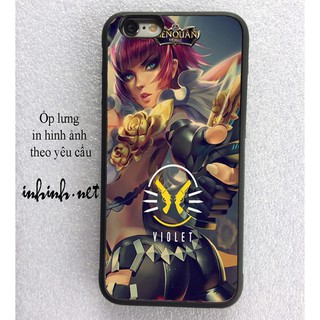 Ốp lưng iPhone Silicon/Nhôm - in hình game theo yêu cầu - LQ003