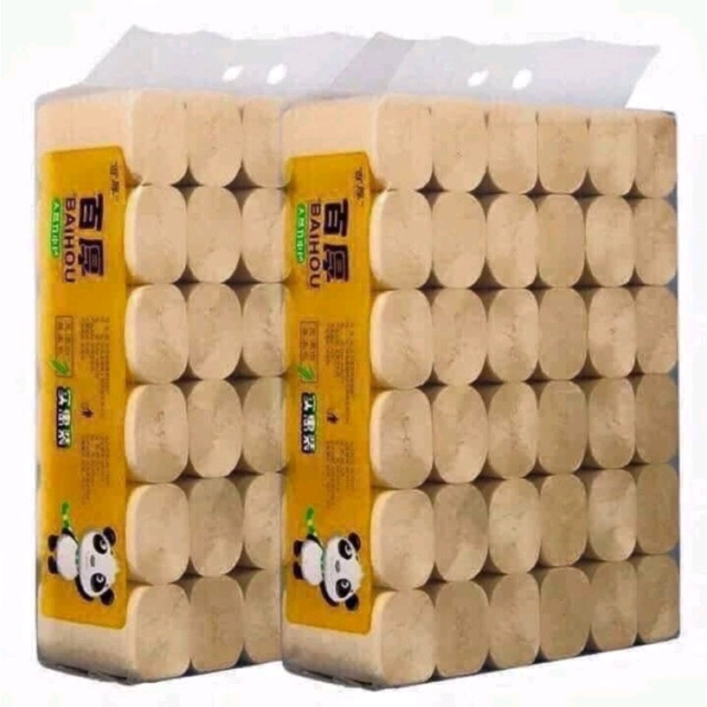 GIẤY VỆ SINH GẤU TRÚC VIỆT NAM BAIHOU (cuộn 36 Bịch),SIÊU DAI MỀM MỊN VÀ TIẾT KIỆM