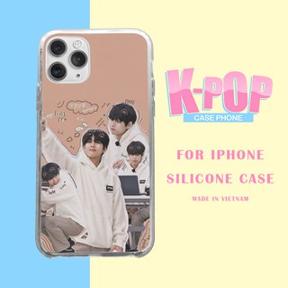 Ốp điện thoại BTS Taehyung collage cute cho iPhone 8 Plus 7Plus X XR Xs Max 6 6s Plus 11 Pro Max BLUTAE0010