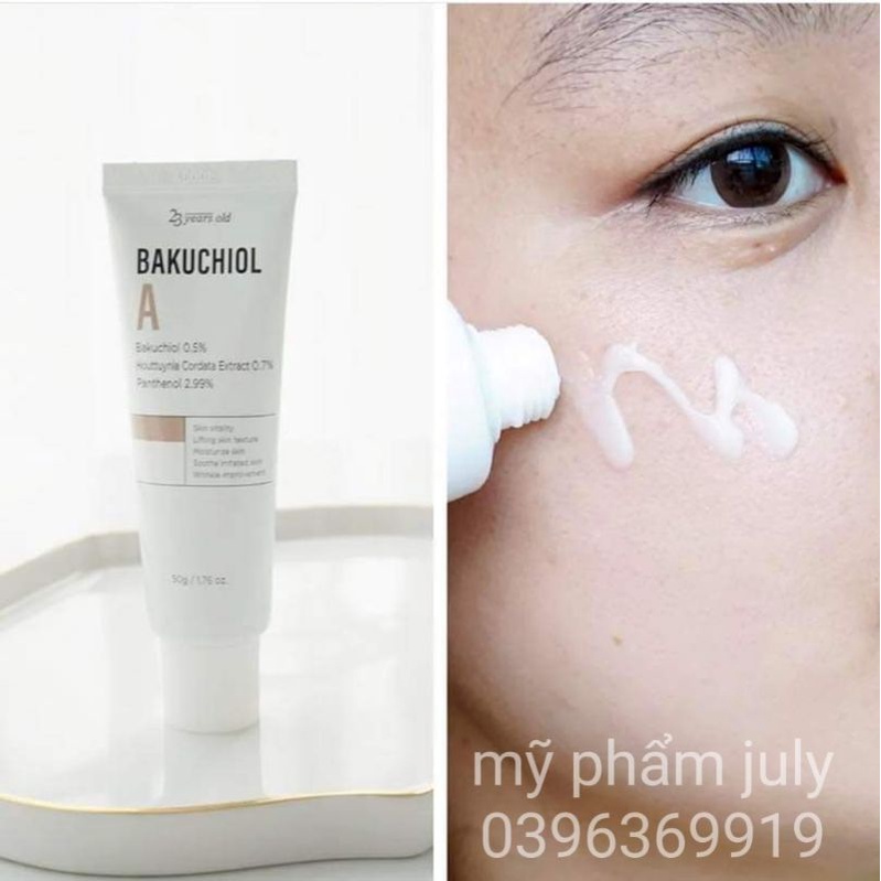 Kem Dưỡng Chống Lão Hoá BAKUCHIOL 0.5% Cho Da Mặt