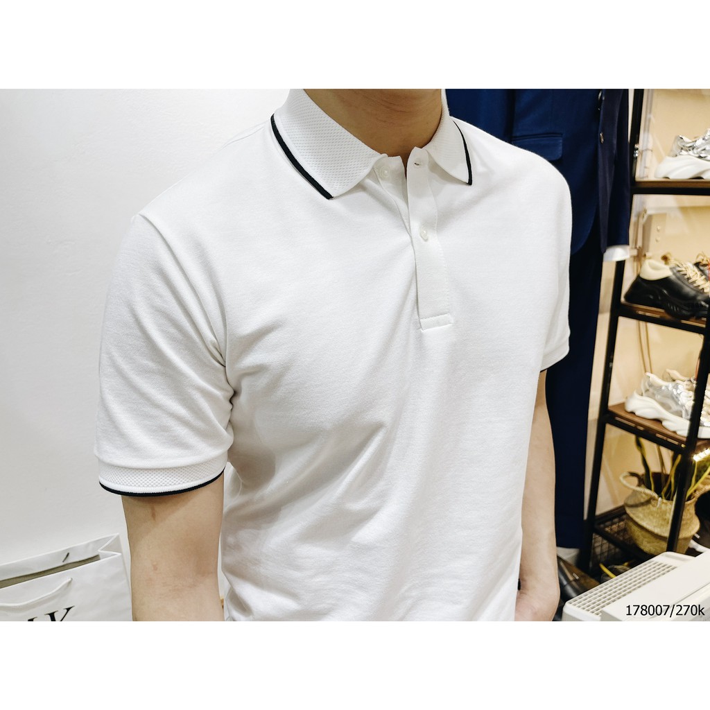 Polo Basic cải cổ và tay