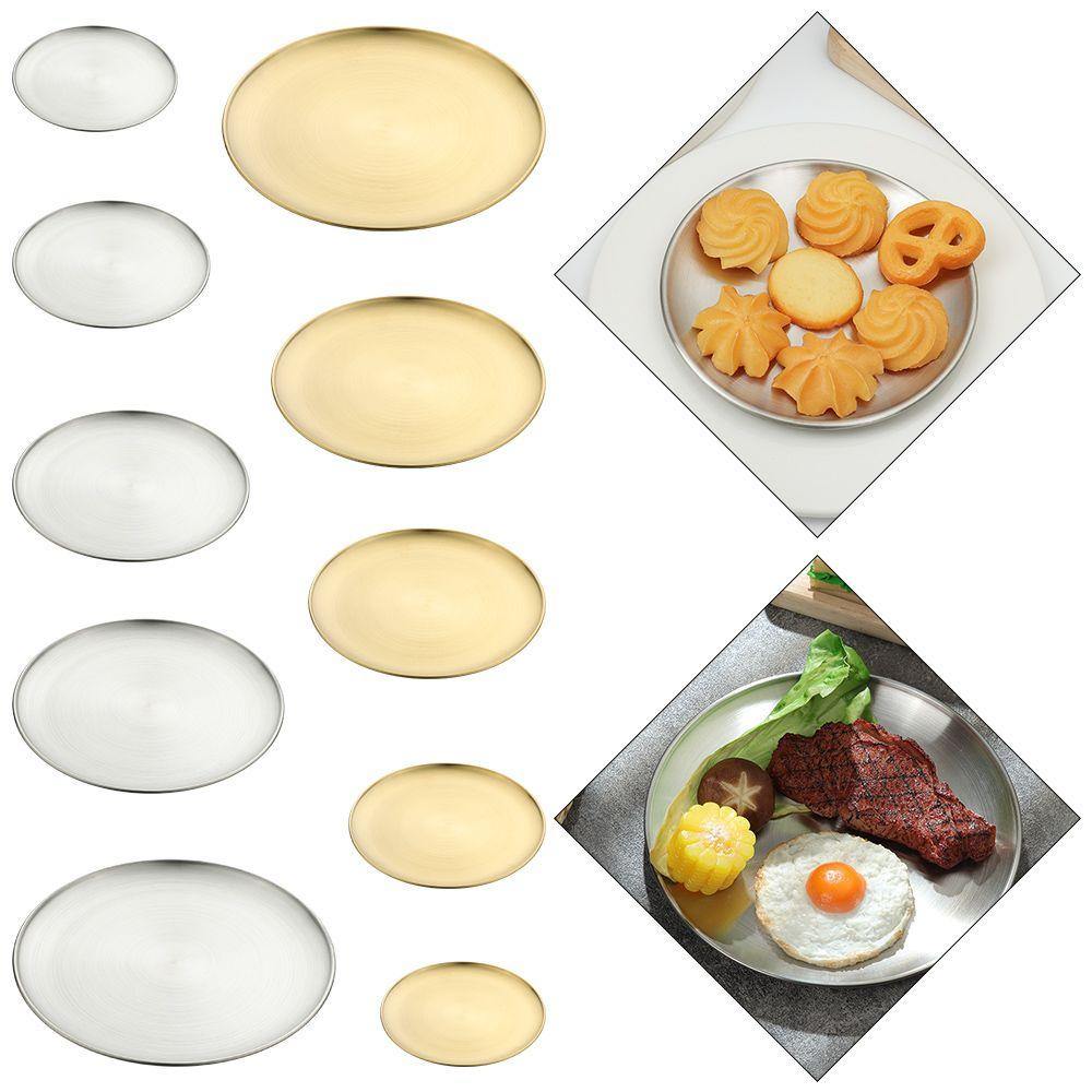 Đĩa Kim Loại Đựng Bánh Trái Cây 14 / 17 / 20 / 23 / 26CM