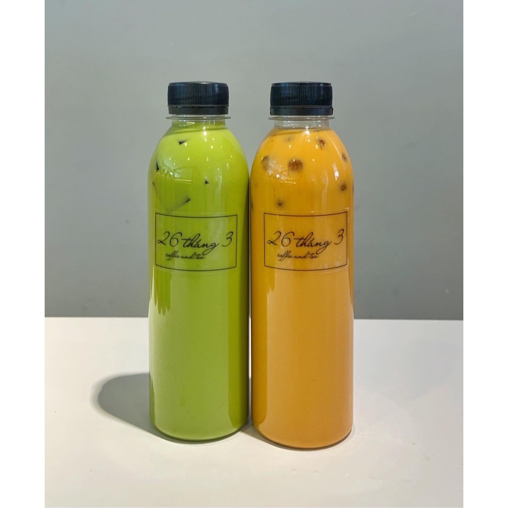 CHAI TRÒN 330ML ĐỰNG TRÀ SỮA - NƯỚC ÉP