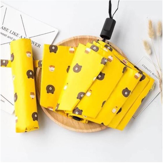 Ô - dù che mưa nắng chống thấm hình gấu