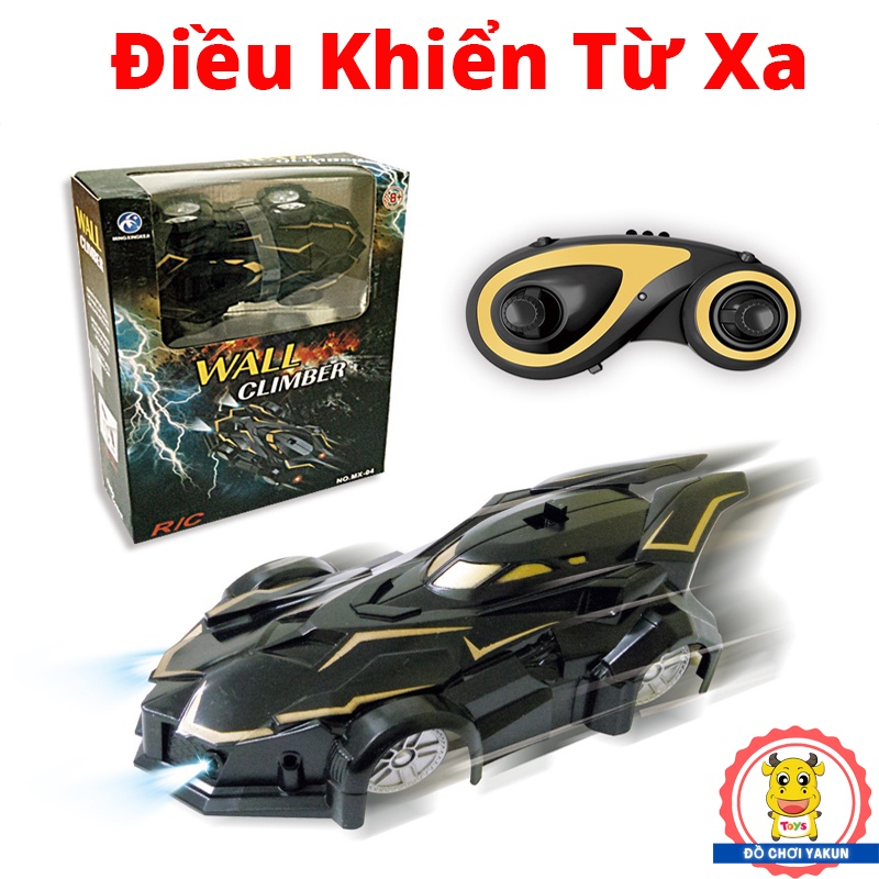 Xe điều khiển từ xa ô tô leo tường, đồ chơi thông minh cho bé và trẻ em