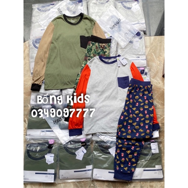 Bộ Thu Bé Trai Cotton All Basic