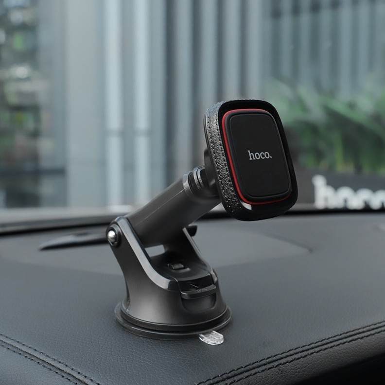 Giá đỡ điện thoại trên xe hơi HOCO CA42 hít nam châm- Chính hãng