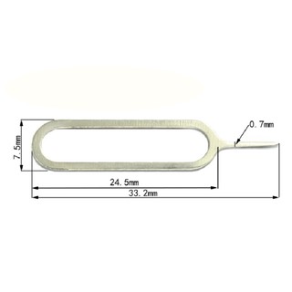 Que Chọc Sim Điện Thoại, Máy Tính Bảng Inox