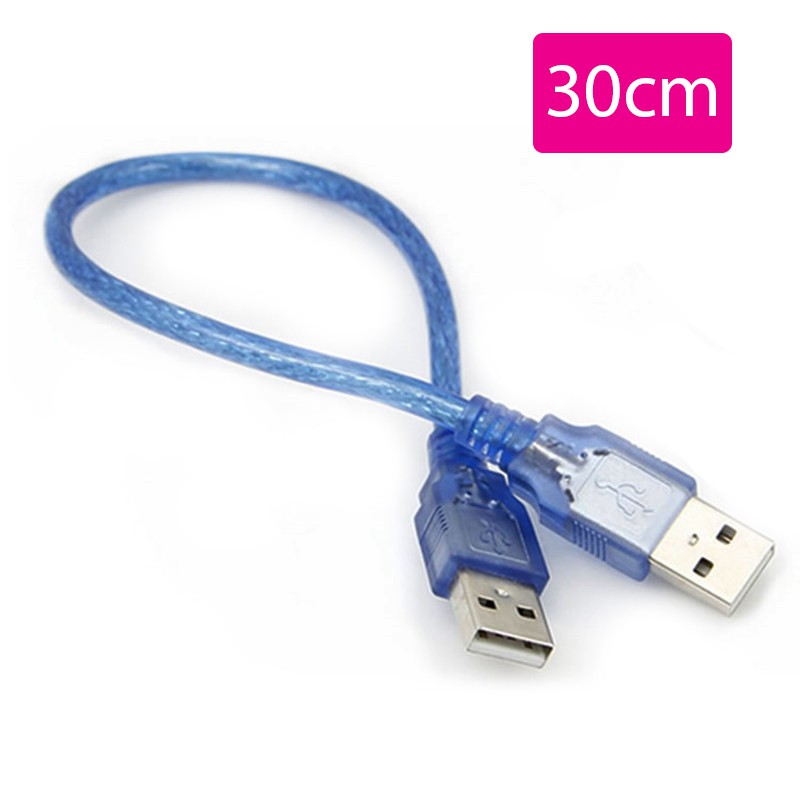 Cable USB 2 đầu màu xanh chống nhiễu loại tốt - 1.5m