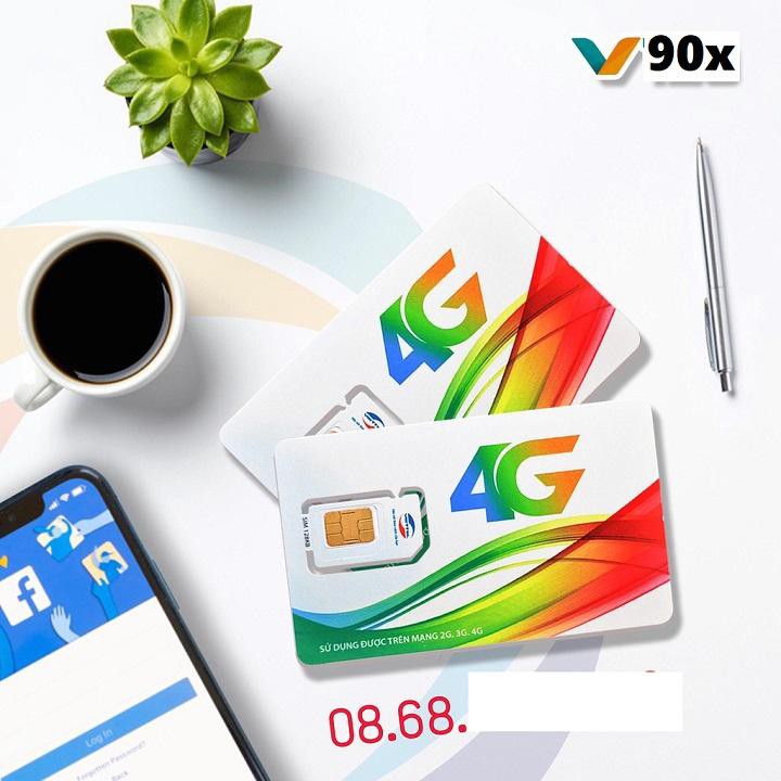 Sim Điện Thoại 4G Giá Khuyến Mại Sim Viettel 4G V90X Gọi Nội Mạng Miễn Phí Tăng 30GB Tốc Độ Cao Vào Mạng