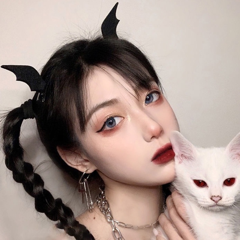 Ha Kẹp Tóc Hình Cánh Dơi Đáng Yêu Cho Lễ Hội Hóa Trang Hằng Ngày tiaras