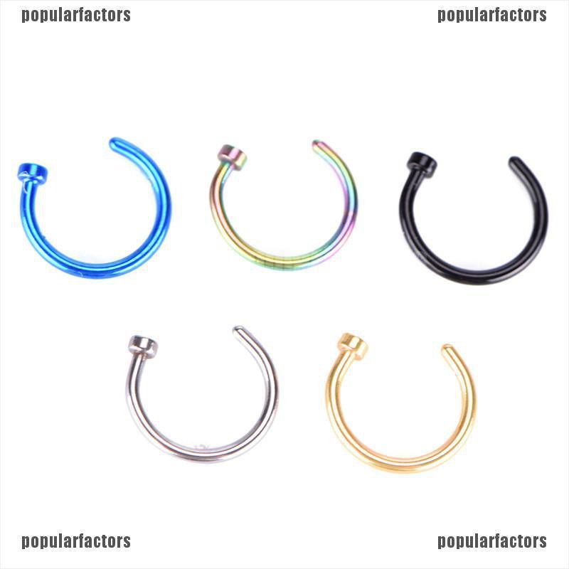 Khuyên Mũi Bằng Thép Y Tế Chất Lượng Cao Dễ Sử Dụng