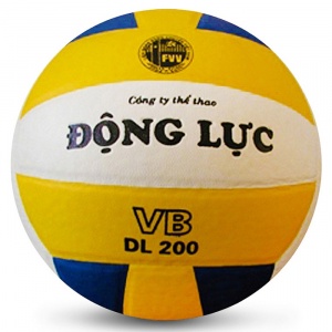 Quả bóng chuyền thi đấu, Quả bóng chuyền Động Lực DL200 - Dungcusport tặng lưới + kim bơm