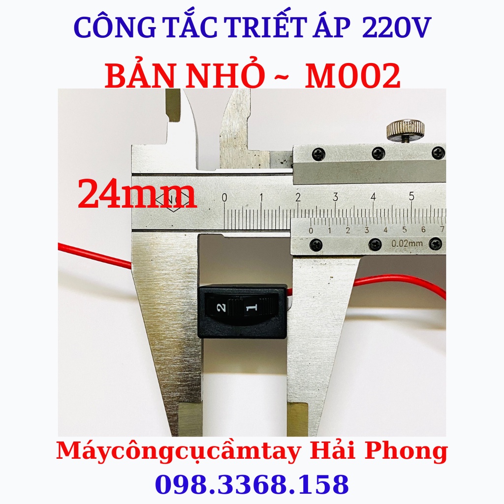 TRIẾT ÁP MÁY MÀI , GIÁP , ĐÁNH BÓNG  BẢN NHỎ ~ MOO2  ... 250VAC~50Hz
