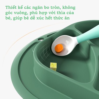 Khay ăn dặm silicone cho bé