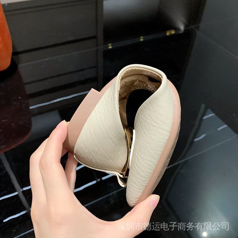 Xăng đan Búp Bê Mũi Nhọn Đế Mềm Thời Trang Mùa Thu 2022 Dành Cho Bạn Nữ