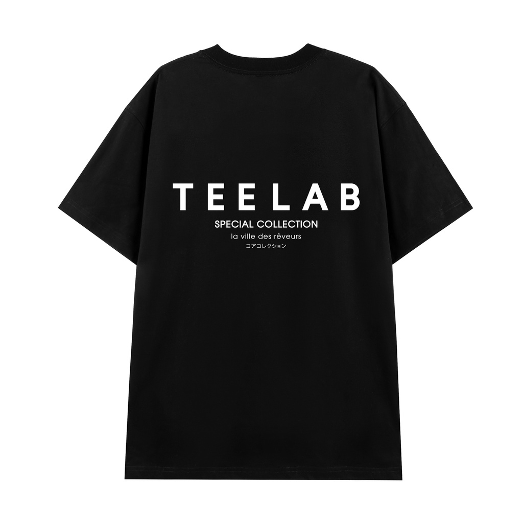Áo Thun Local Brand Unisex Teelab Premium Special Collection / Đen TS168