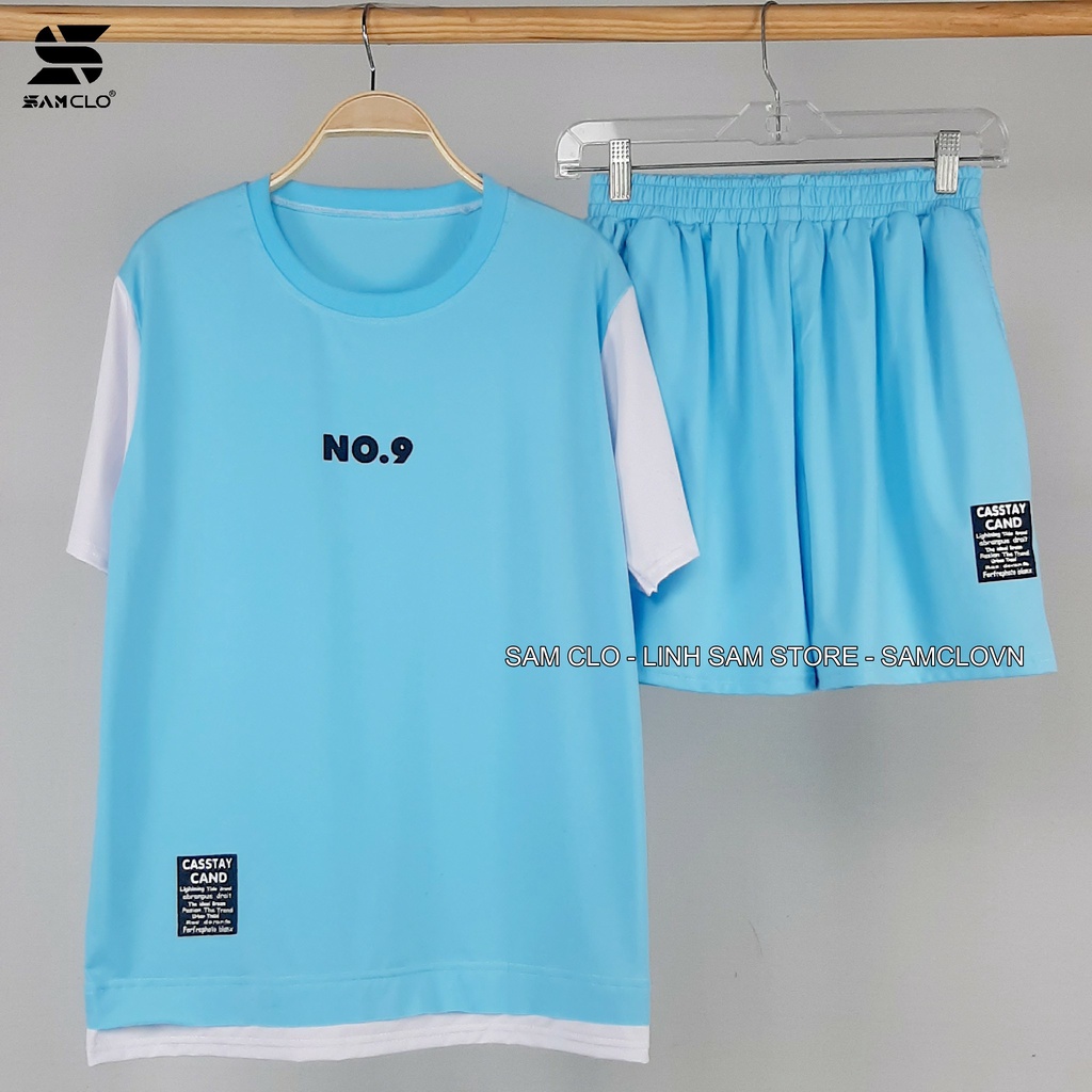 Set đồ bộ mặc nhà - áo thun nữ tay lỡ + quần đùi SAM CLO freesize form rộng NO.9