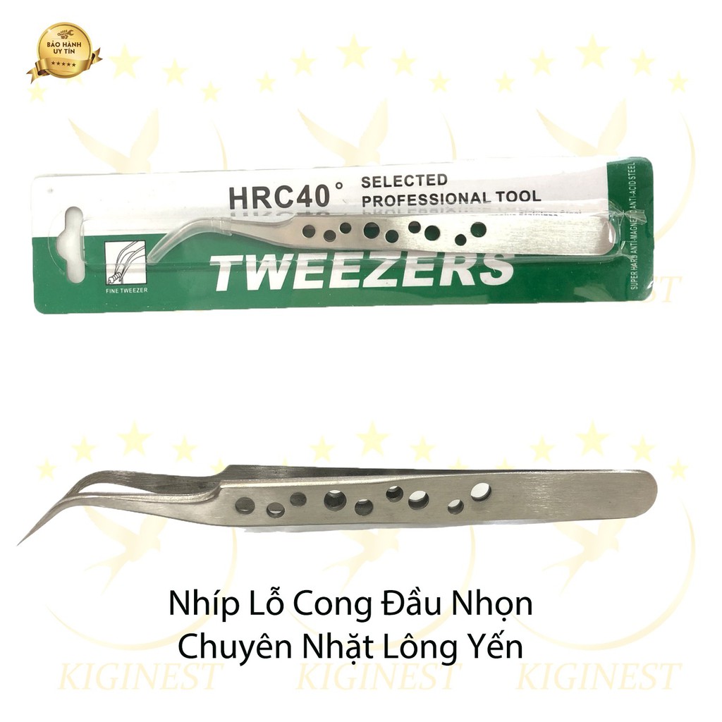 NHÍP Lỗ Cong Nhặt Lông Yến, Nối Mi, Gắp Linh Kiện Điện Tử_ GIÁ TỐT NHẤT