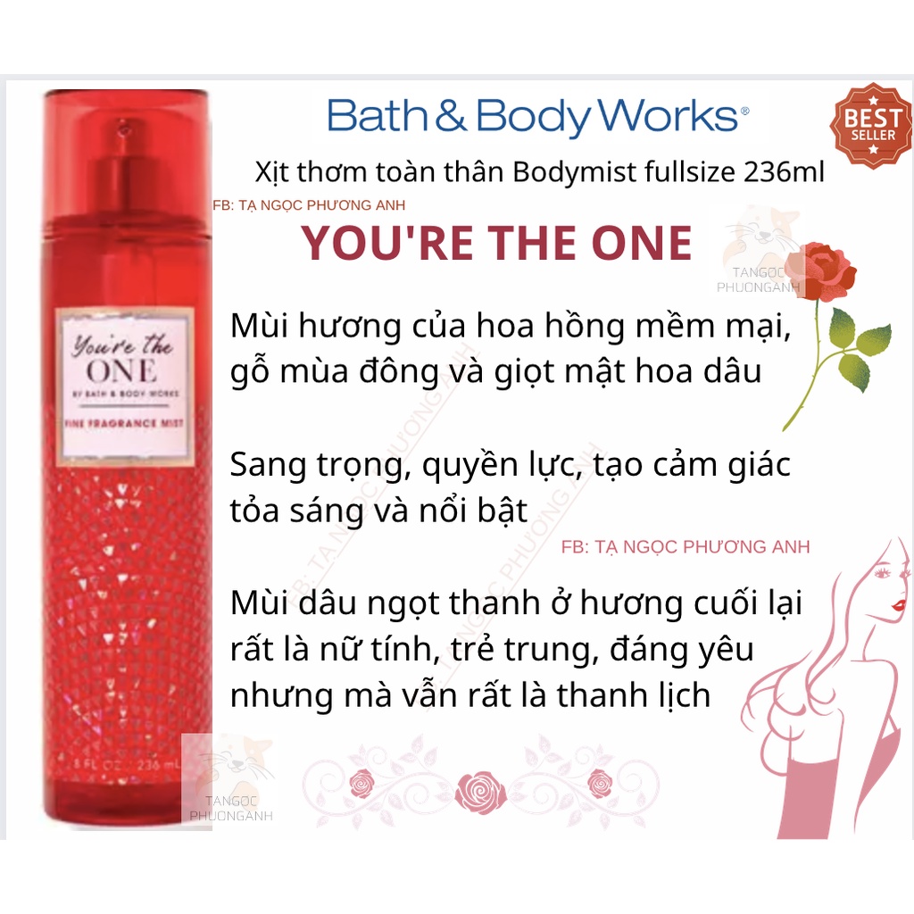 NƯỚC HOA, MIST BATH & BODY WORKS