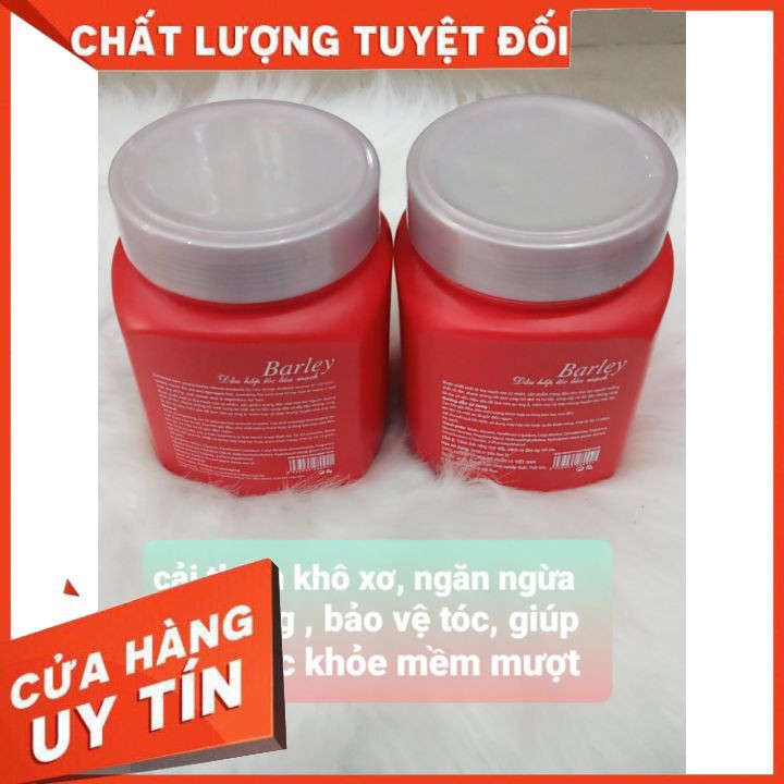 DẦU HẤP KEM Ủ LÚA MẠCH - BARLEY RED REPAIR HAIR TREATMEN - 1000ML  FREESHIP  PHỤC HỒI ,GIỮ MÀU SIÊU THƠM MỀM MƯỢT TÓC