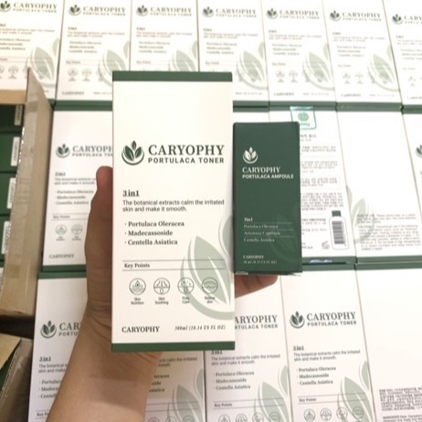 👑 L&G 💄 Caryophy Portulaca Toner  + Serum Caryophy Portulaca Ampoule