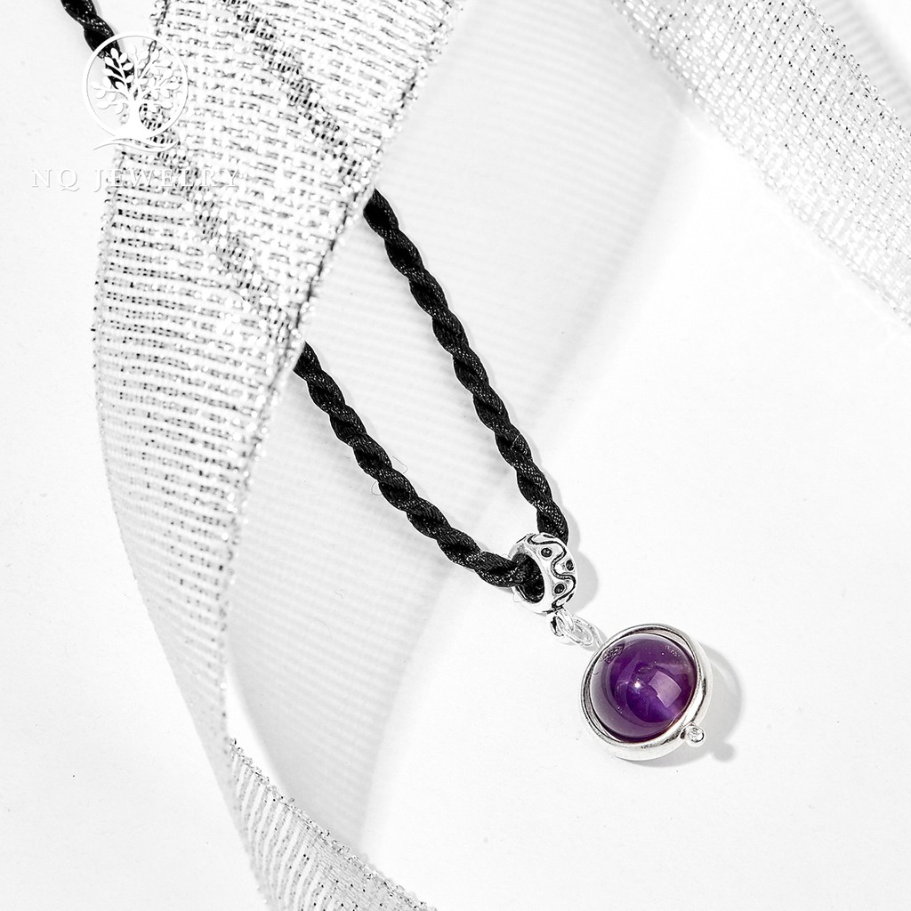 Mặt dây chuyền viền tròn bạc - NQ Jewelry
