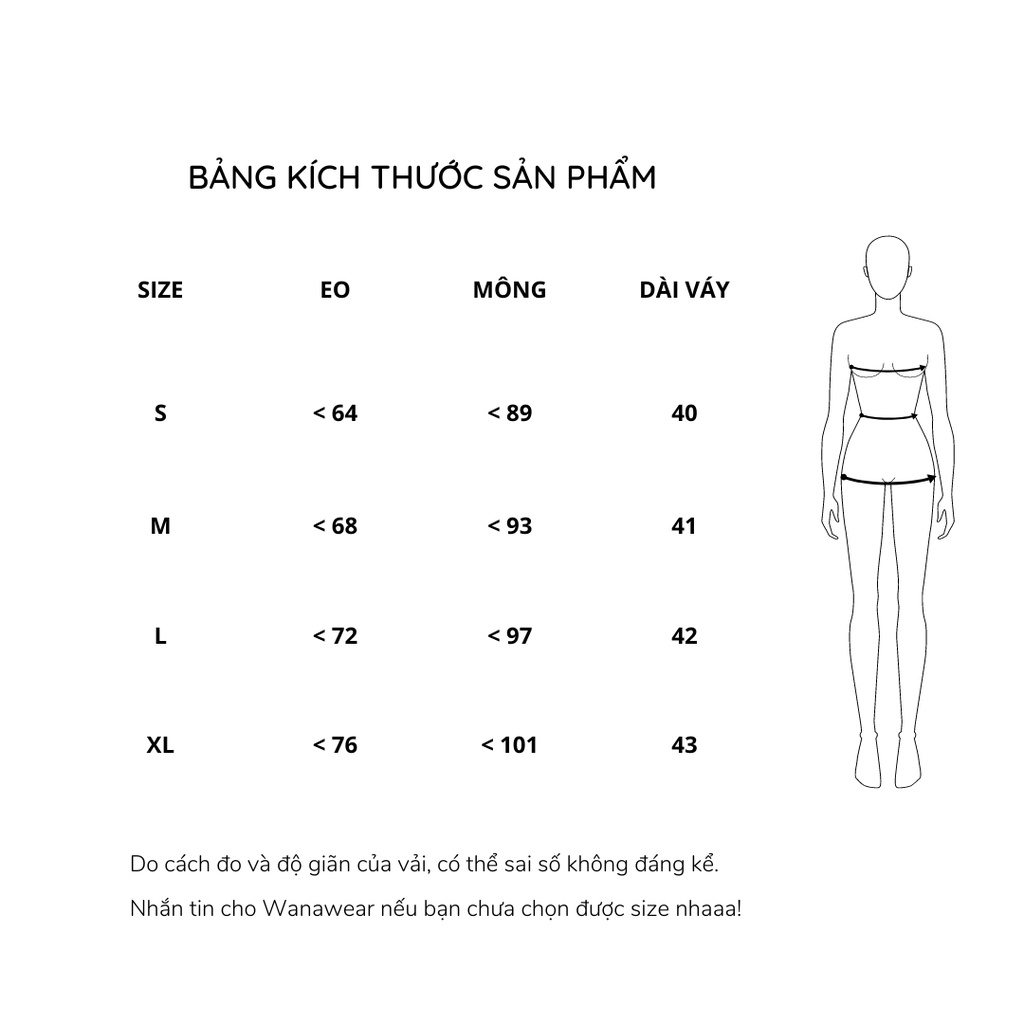 Chân váy da chữ A lệch vạt lưng cao WANAWEAR sang chảnh dáng ôm body hàng quảng châu bền đẹp có lót trong