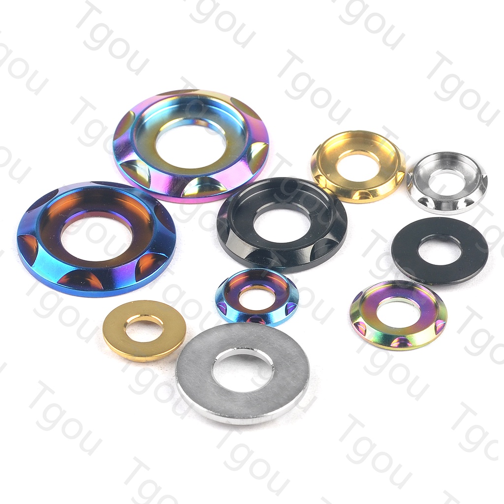 Vòng Đệm Titan M5 M6 M8 M10 Dành Cho Xe Đạp Xe Máy