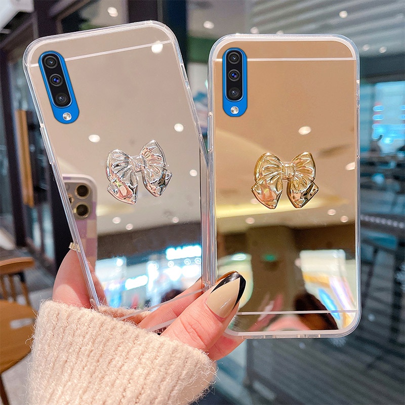Ốp Điện Thoại Tráng Gương Viền Mềm Thời Trang Cho Samsung Galaxy A30S A50 A50S A70S A70