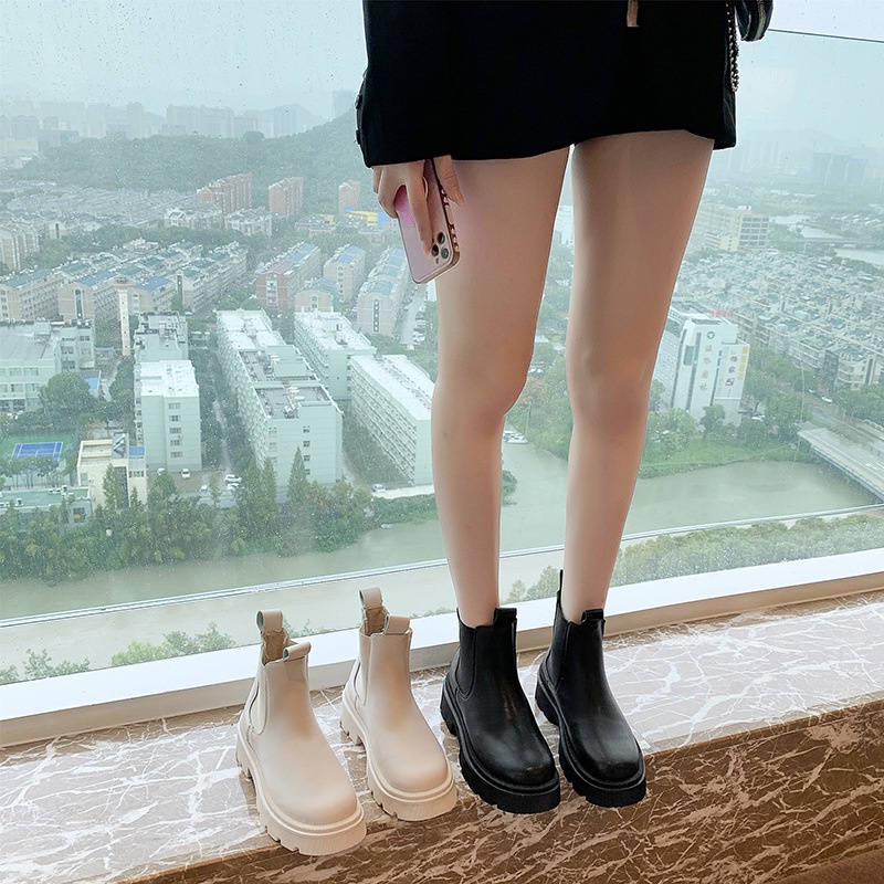 Giày Bốt martin Đế Dày Thời Trang Hàn Quốc Cá Tính Cho Nữ