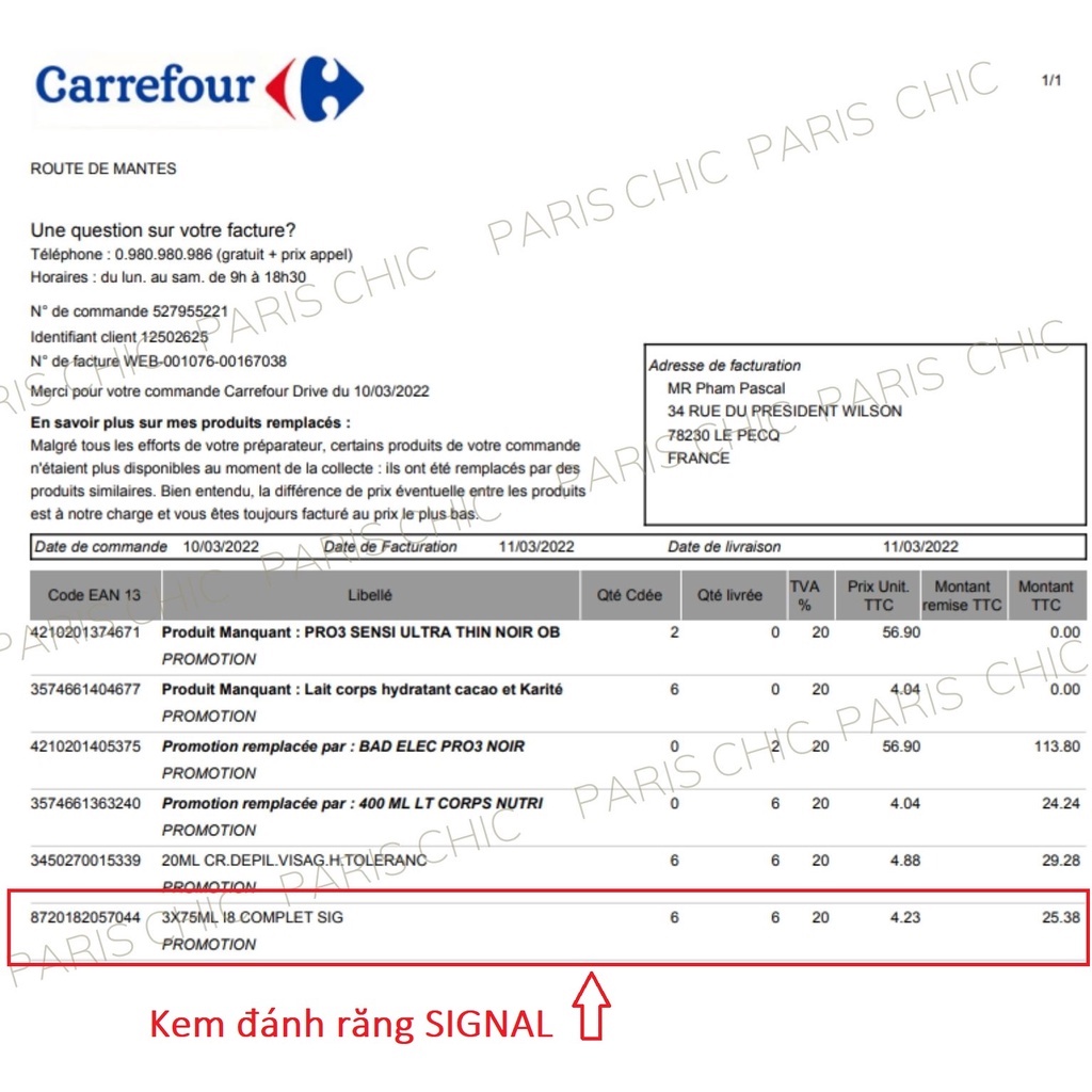Set kem đánh răng Signal 3 tuýp dành cho trẻ em và người lớn
