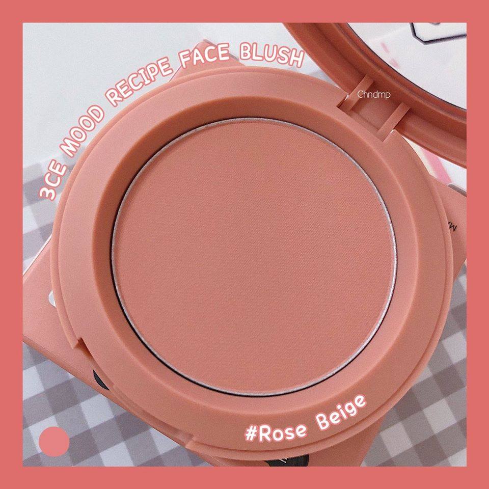 Phấn Má Hồng 3CE Face Blush - Màu Rose Beige