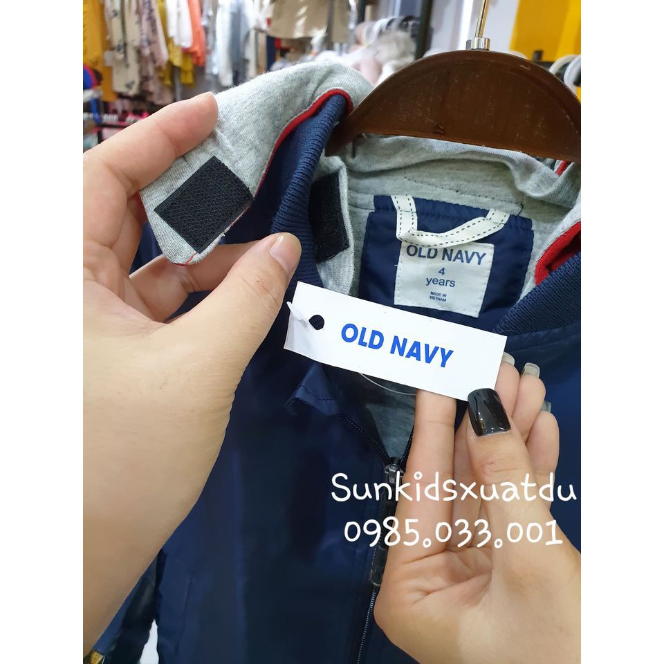 Áo khoác Old navy xanh than nhện