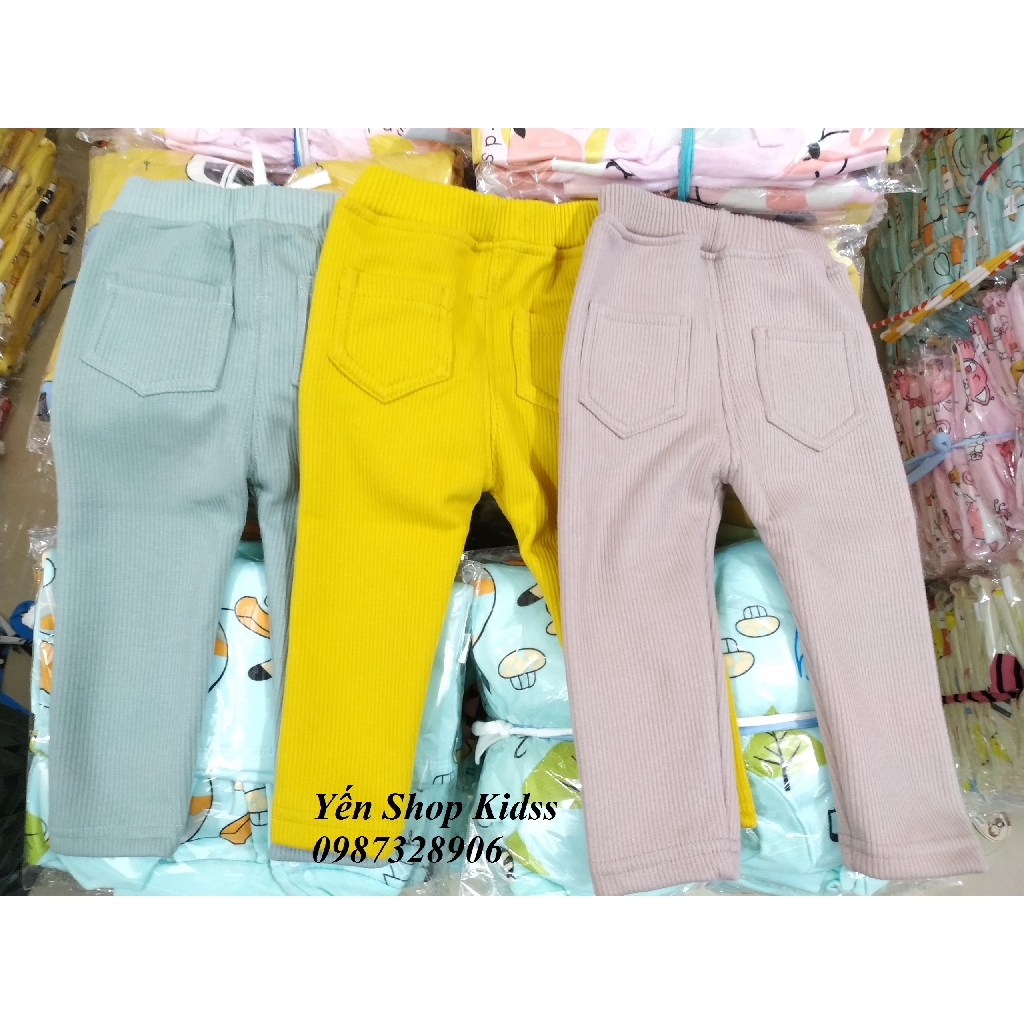 Quần Thun Gân Có Lót Nỉ Cực Ấm Cho Bé (SP000909) | BigBuy360 - bigbuy360.vn