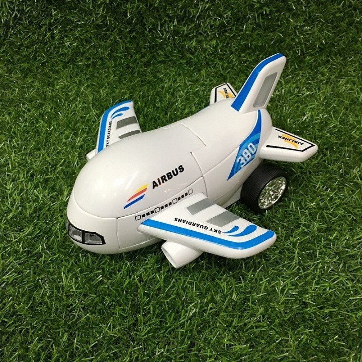 Đồ Chơi Máy Bay Biến Hình Thành Robot Phát Nhạc Vui Nhộn Cho Bé