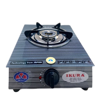 Bêp gas đơn ikura - chính hãng - đầu đốt hoa sen bằng đồng phi 78
