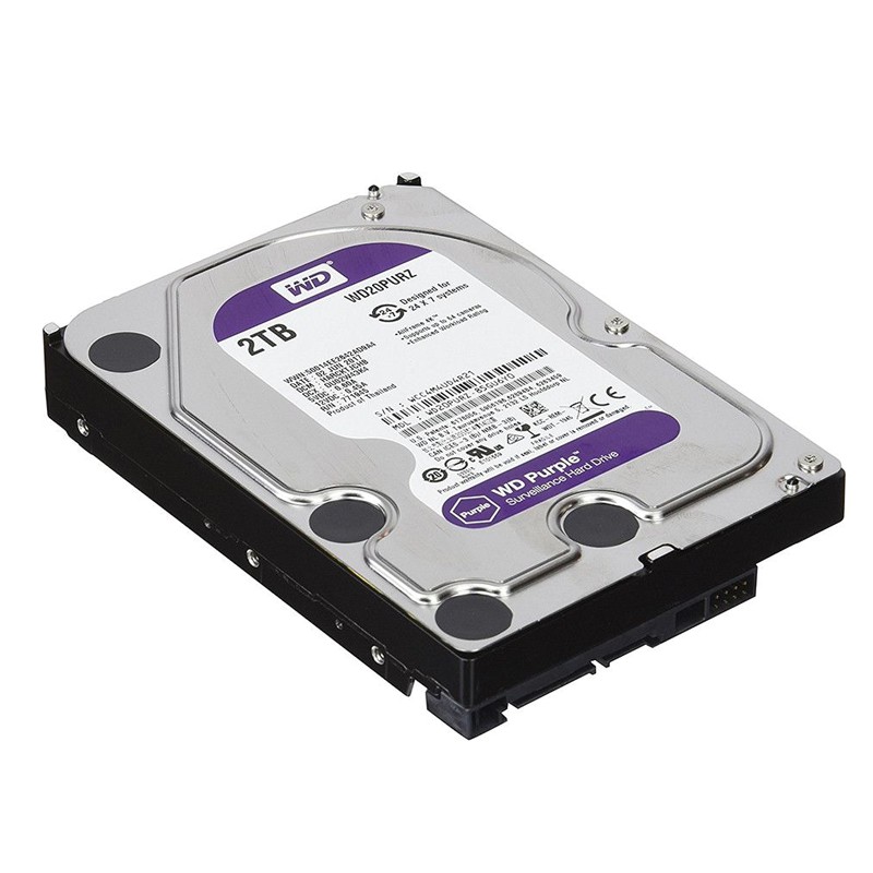 Ổ Cứng Gắn Trong HDD WD 2Tb Tím - WD20PURZ - Hàng Chính Hãng | BigBuy360 - bigbuy360.vn