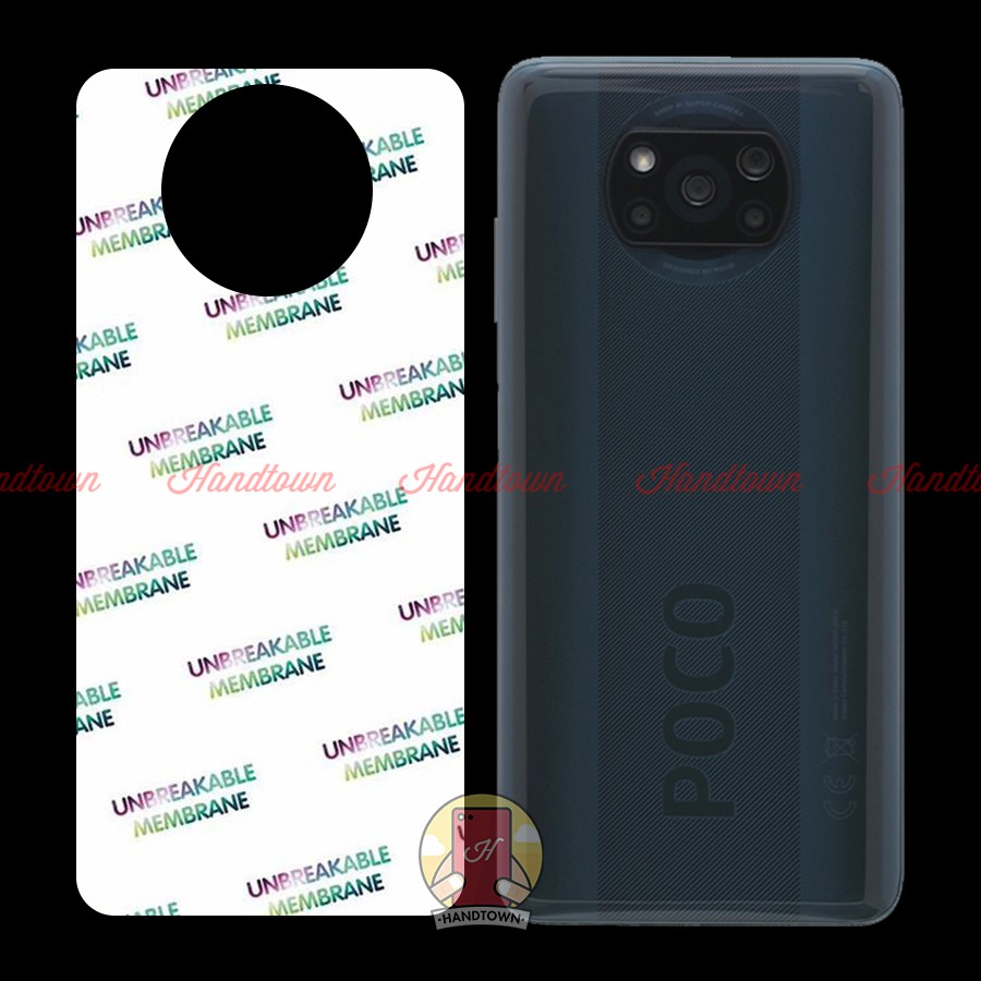 Miếng Dán PPF Màn Hình và Mặt Lưng Xiaomi Poco X3 Poco X3 NFC Poco X3 Pro Kính Cường Lực Dẻo Bảo Vệ Máy khỏi Trầy Xước