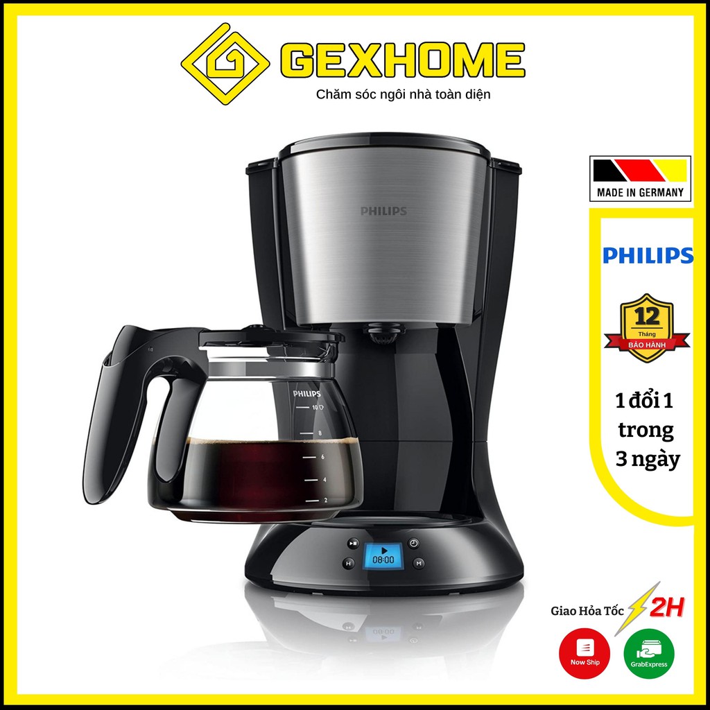 Máy pha cafe PHILIPS HD7459 - Máy pha cà phê màn hình LCD [Hàng Đức Chính hãng]