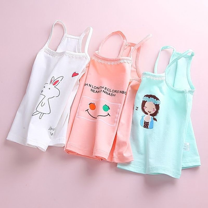 Áo 2 dây cho bé chất cotton co giãn 4 chiều hàng quảng châu 15-25kg