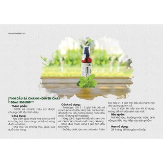 TINH DẦU SẢ CHANH NGUYÊN CHẤT MẸ KEN