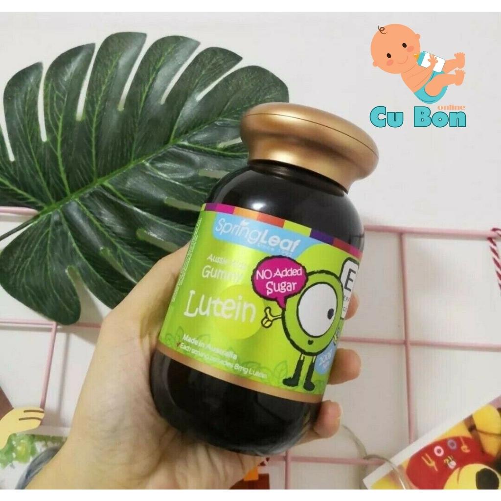 Viên Nhai Bổ Mắt Cho Bé Spring Leaf Aussie Lutein Kids Gummy của úc cho bé từ 2 tuổi