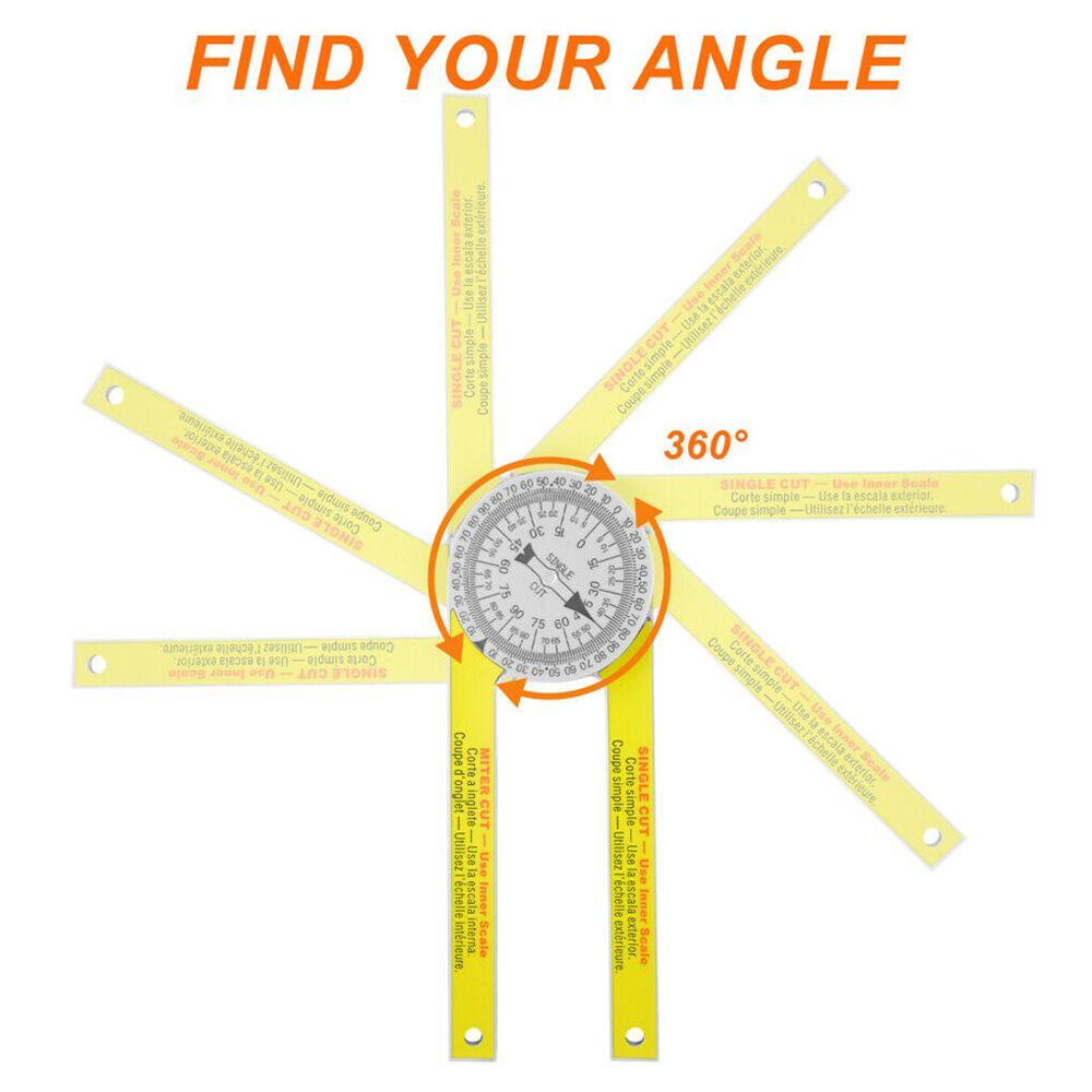 Thước Đo Góc Bằng Nhôm Chuyên Dụng Cho Thợ Mộc
