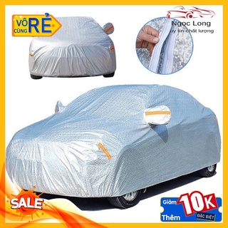 Bạt Phủ ô tô Xe Hơi Dày 3 Lớp Tráng Nhôm Cách Nhiệt Cao Cấp Chống Nắng Mưa Bụi  Innova, Fortuner, Mazda..............