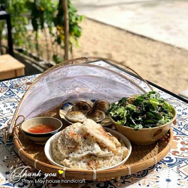 Mẹt tre gắn lưới mùng