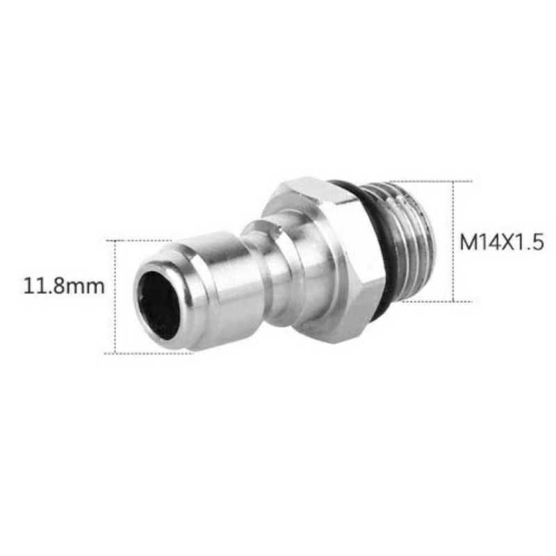 Khớp nối nhanh, Khớp nối nhanh máy rửa xe ren 14mm (Ren bi 1/4)