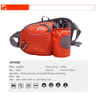 Đai đeo bụng chạy bộ túi lớn AONIJIE E809 (chưa kèm bình nước)